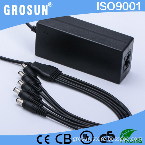 High Quality 82% Efficiency Desktop Type AC to DC 19V/21V/24V Power Adapter